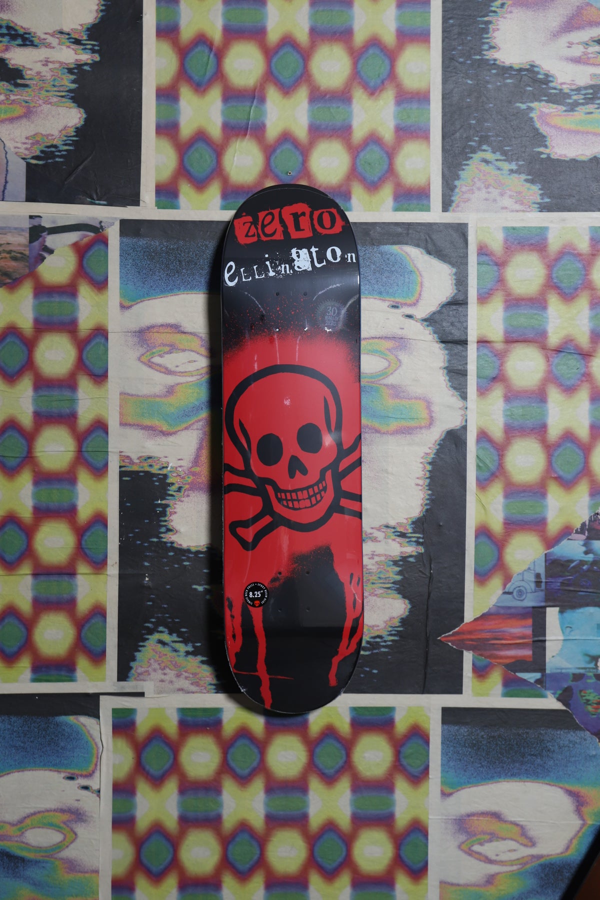 Zero “Stencil” Deck 8.25 (Ellington) 30th
