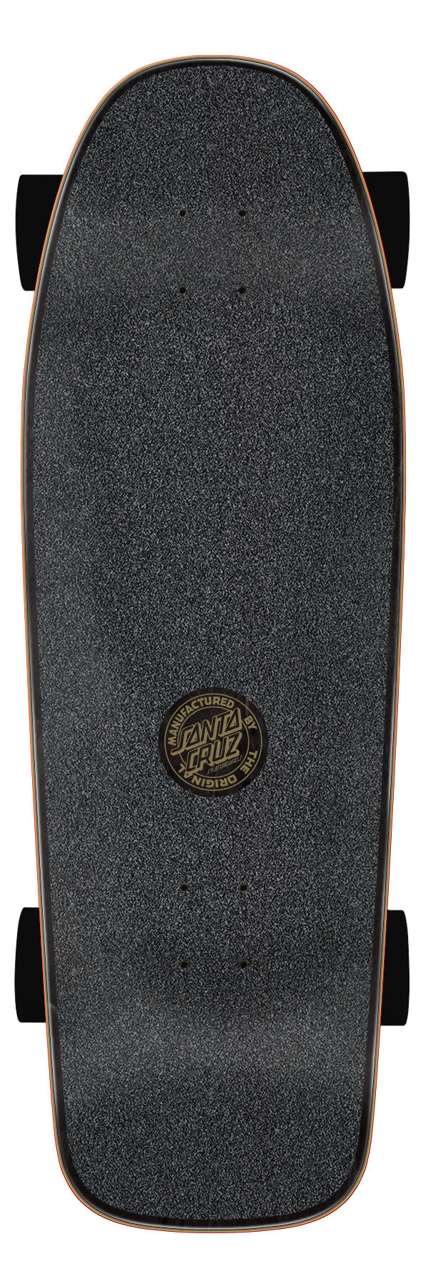 Santa Cruz Flame Dot Carver Surf Skateboard 9.8