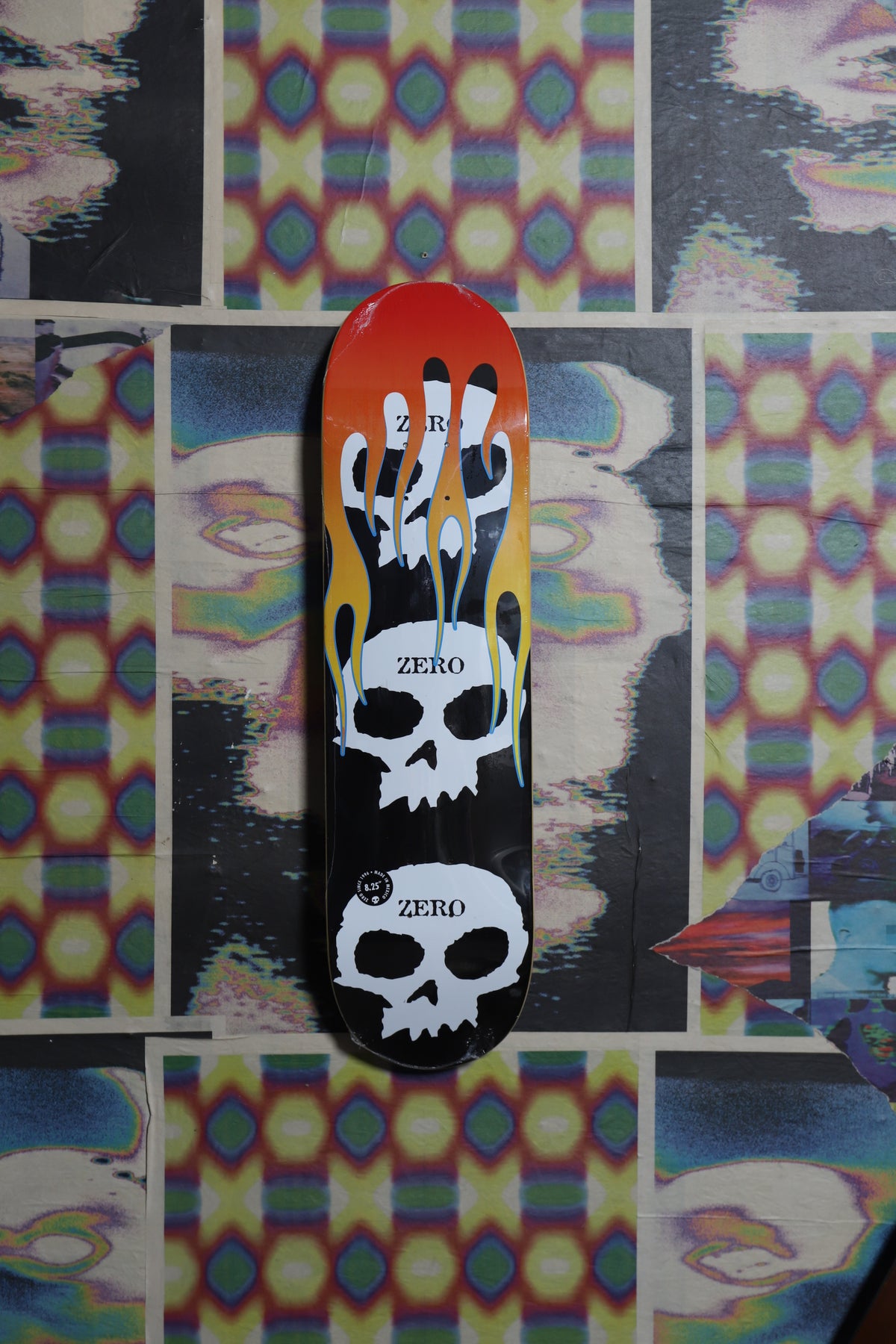 Zero “3 Flame Skulls” Deck 8.25