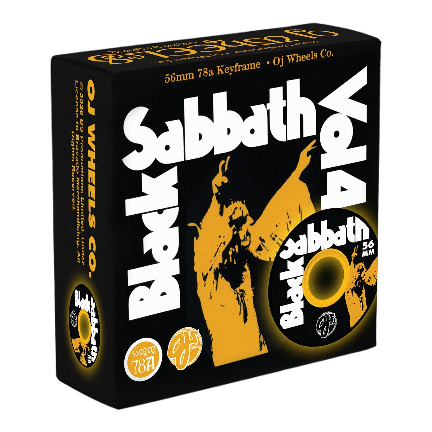 OJ 78a "Black Sabbath'" Vol 4 56mm KeyFrame Wheels