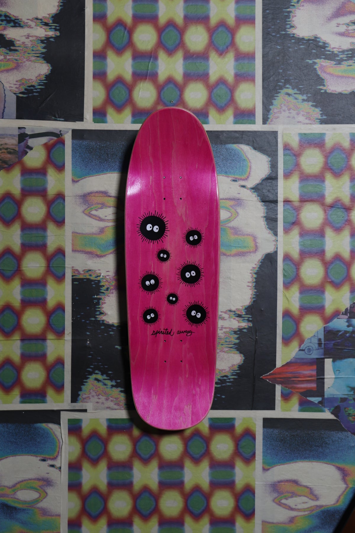 JK Industrys “Spirited Away” Shaped Deck 9.5 (Hook-Ups)