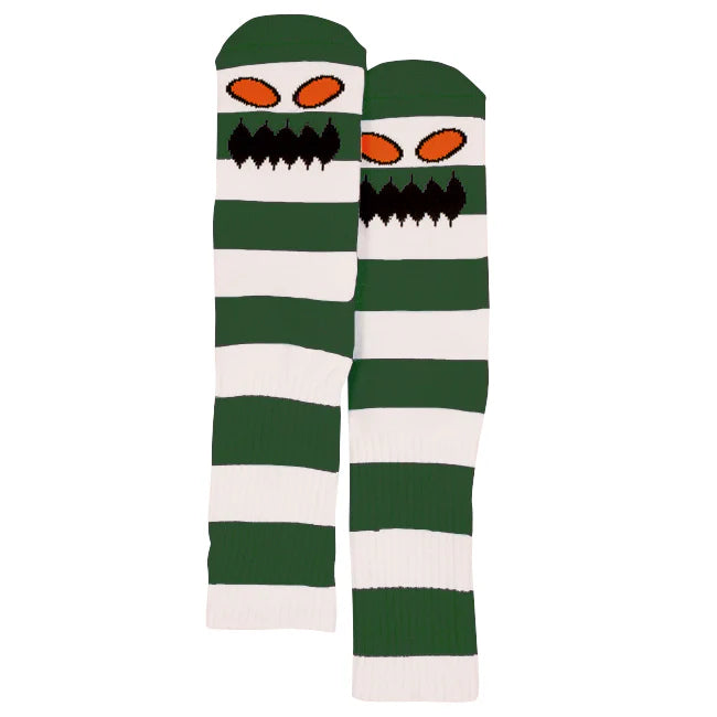 Toy Machine “Monster Big Stripe” Sock (Forest)
