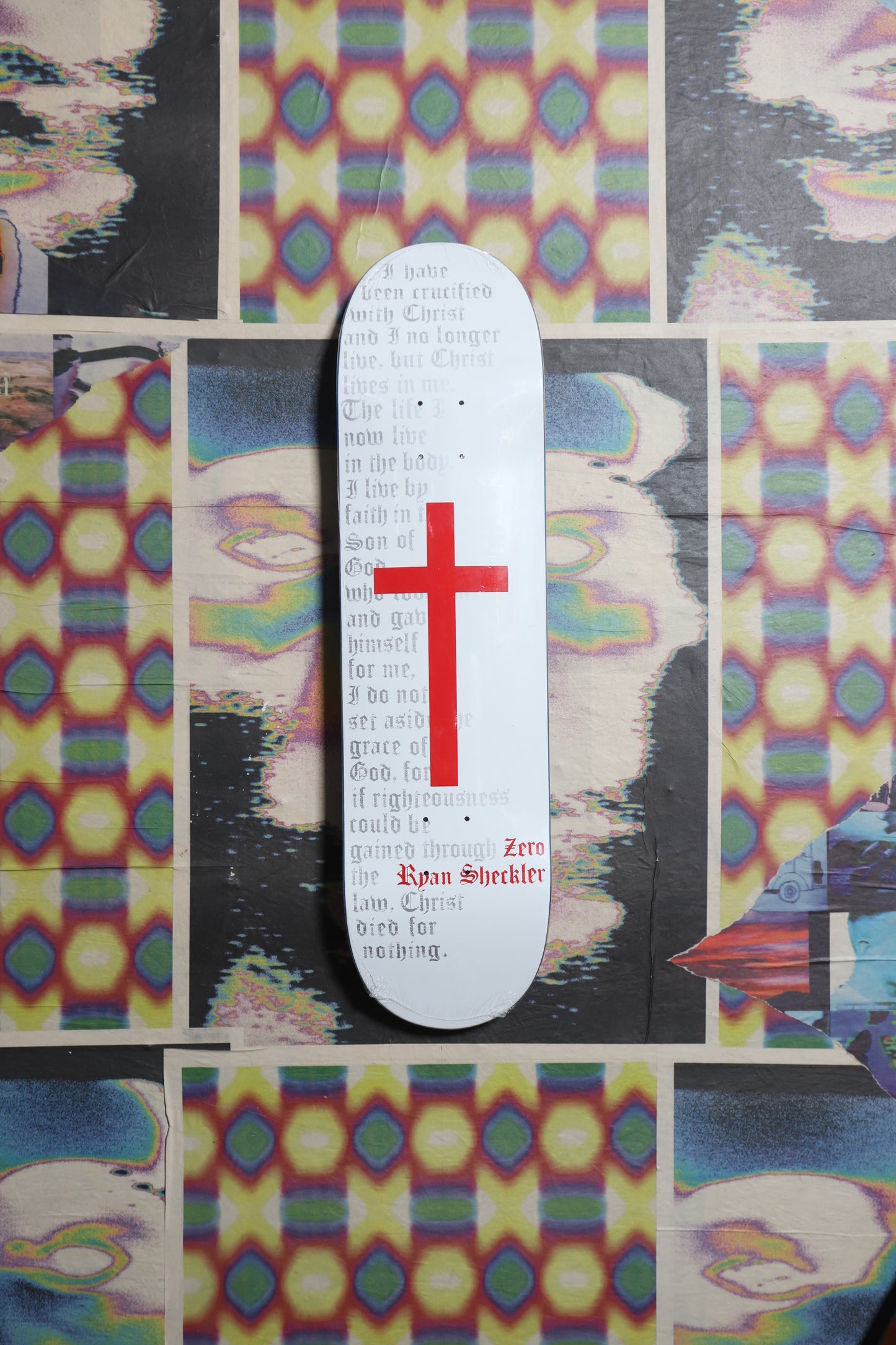 Zero “Sheckler Cross” Deck 8.5 (White)