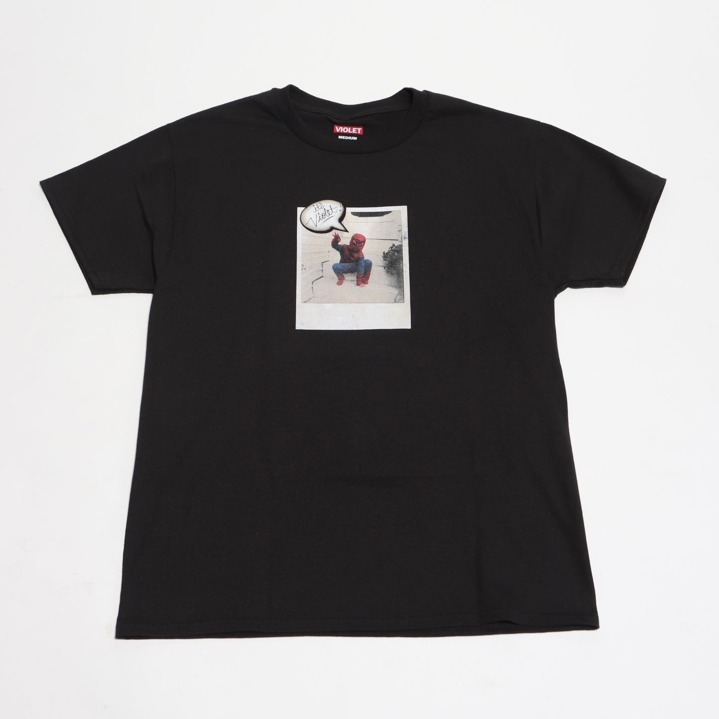 Violet “Spider-Man” Shirt (Black)