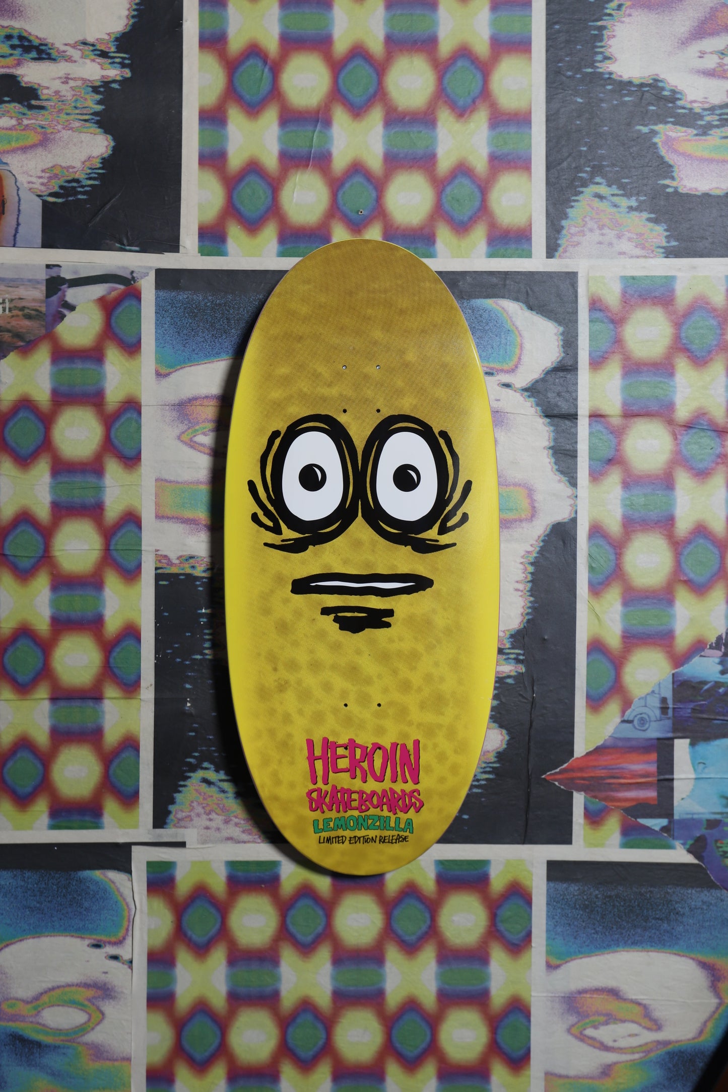 Heroin “Lemonzilla” Egg Shaped Deck 13.5