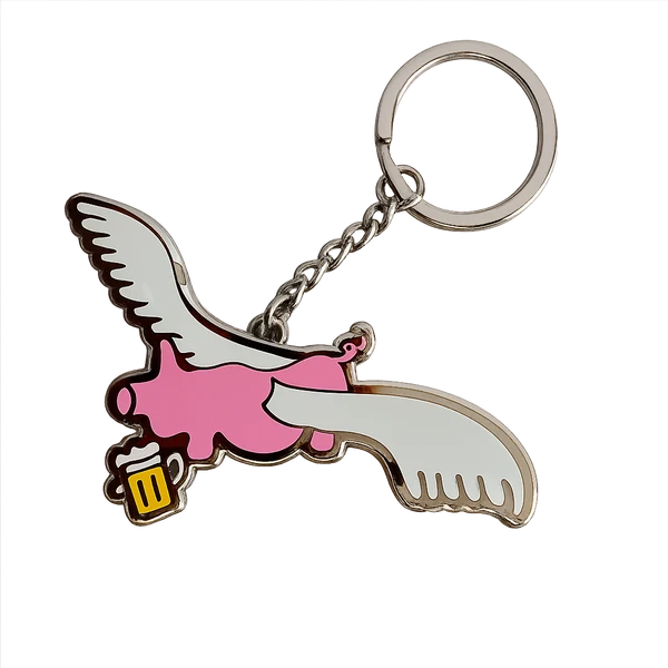 Frog “Flying Pig” Keychain