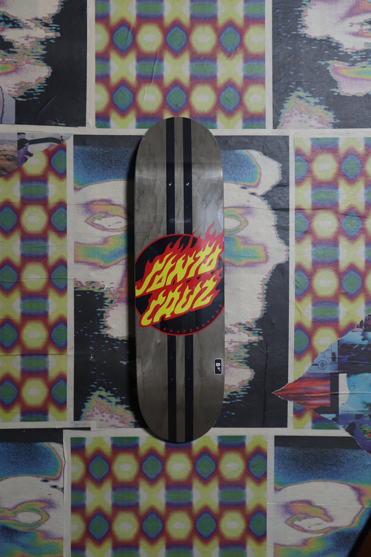 Santa Cruz “Flame Dot” (Natural) Deck 8.6