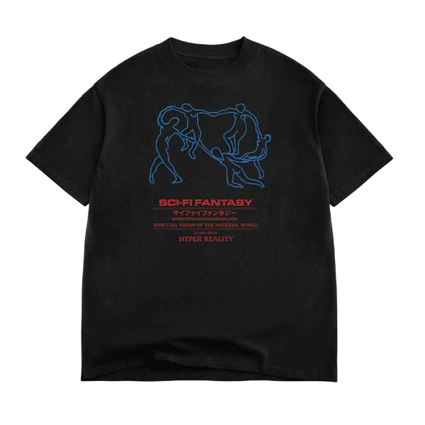 Sci-fi Fantasy “Dance Vol2” Shirt (Black)