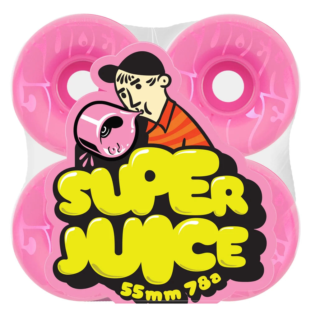 OJ 78a “Super Juice” (Bubble Gum/Pink) 55mm Wheels