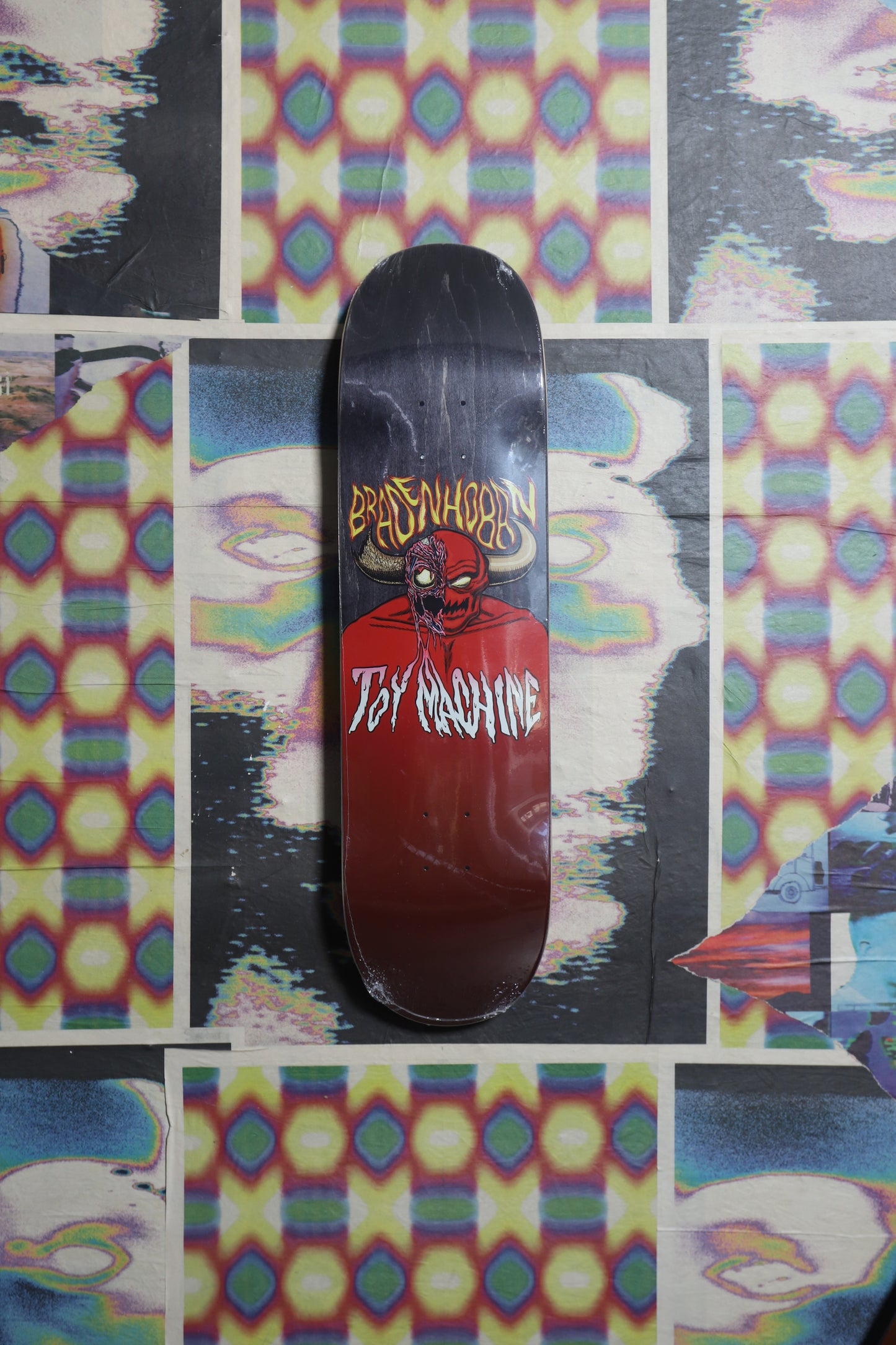 Toy Machine “Face Melt” Deck 8.25 (Hoban)(Black)