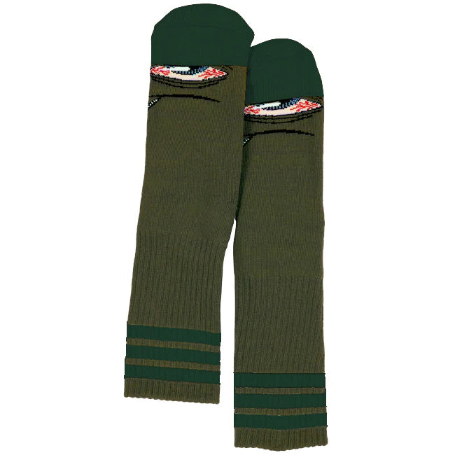 Toy Machine “Stoner Sect” Sock (Forest)