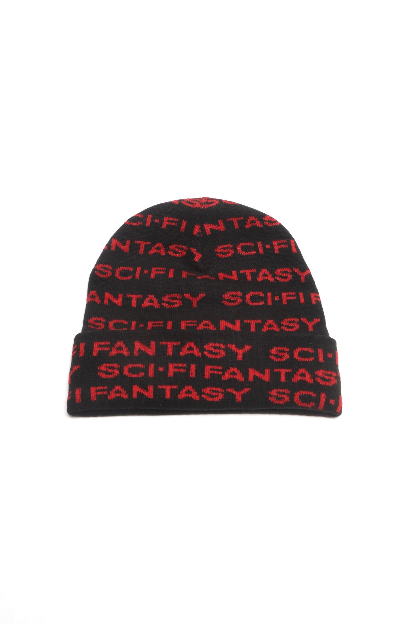 Sci-Fi Fantasy Allover “Black/Red” Beanie