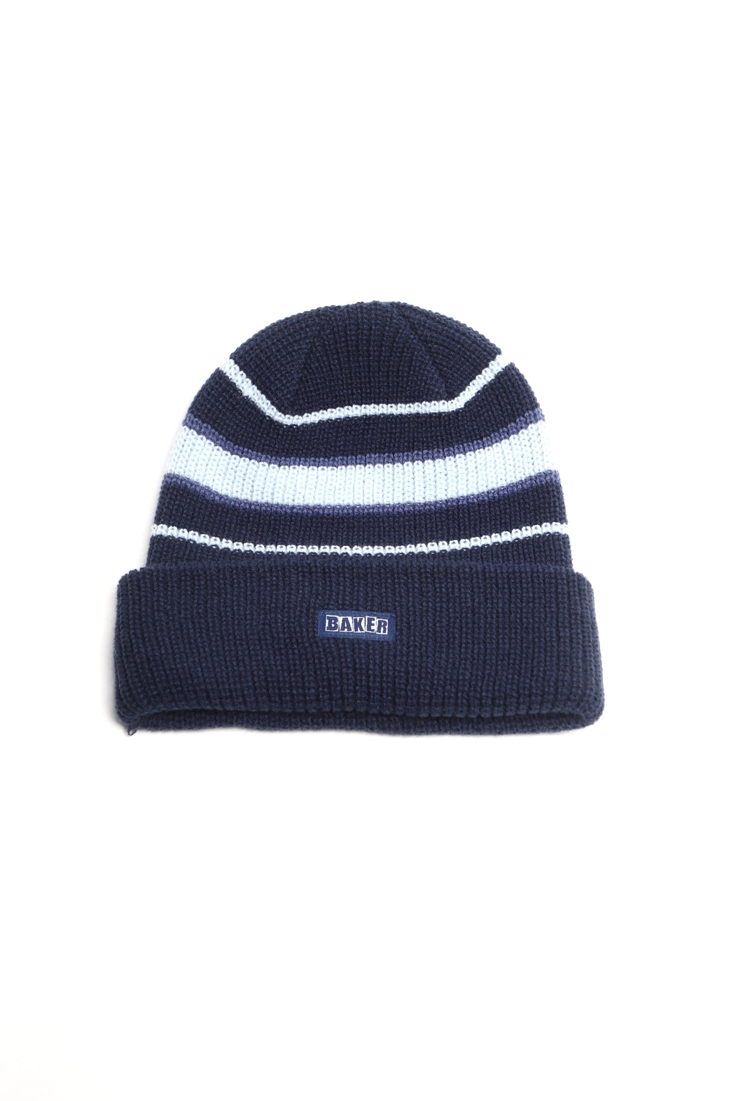 Baker Stripes Logo Navy
