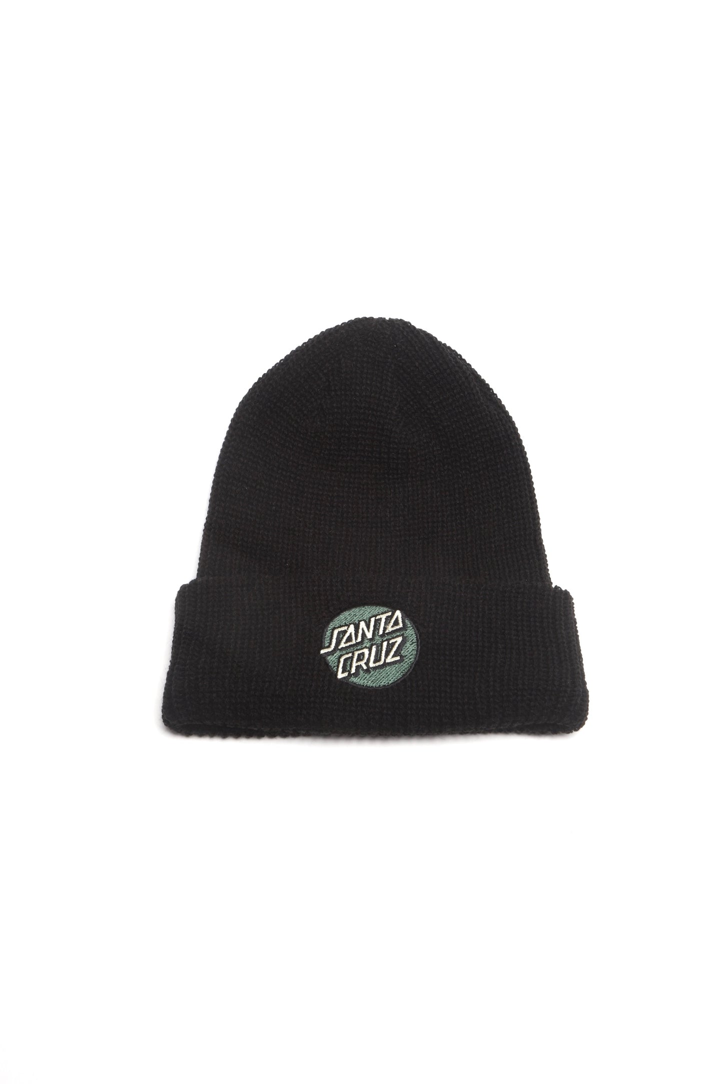 Santa Cruz Dot “Black/Green” Beanie