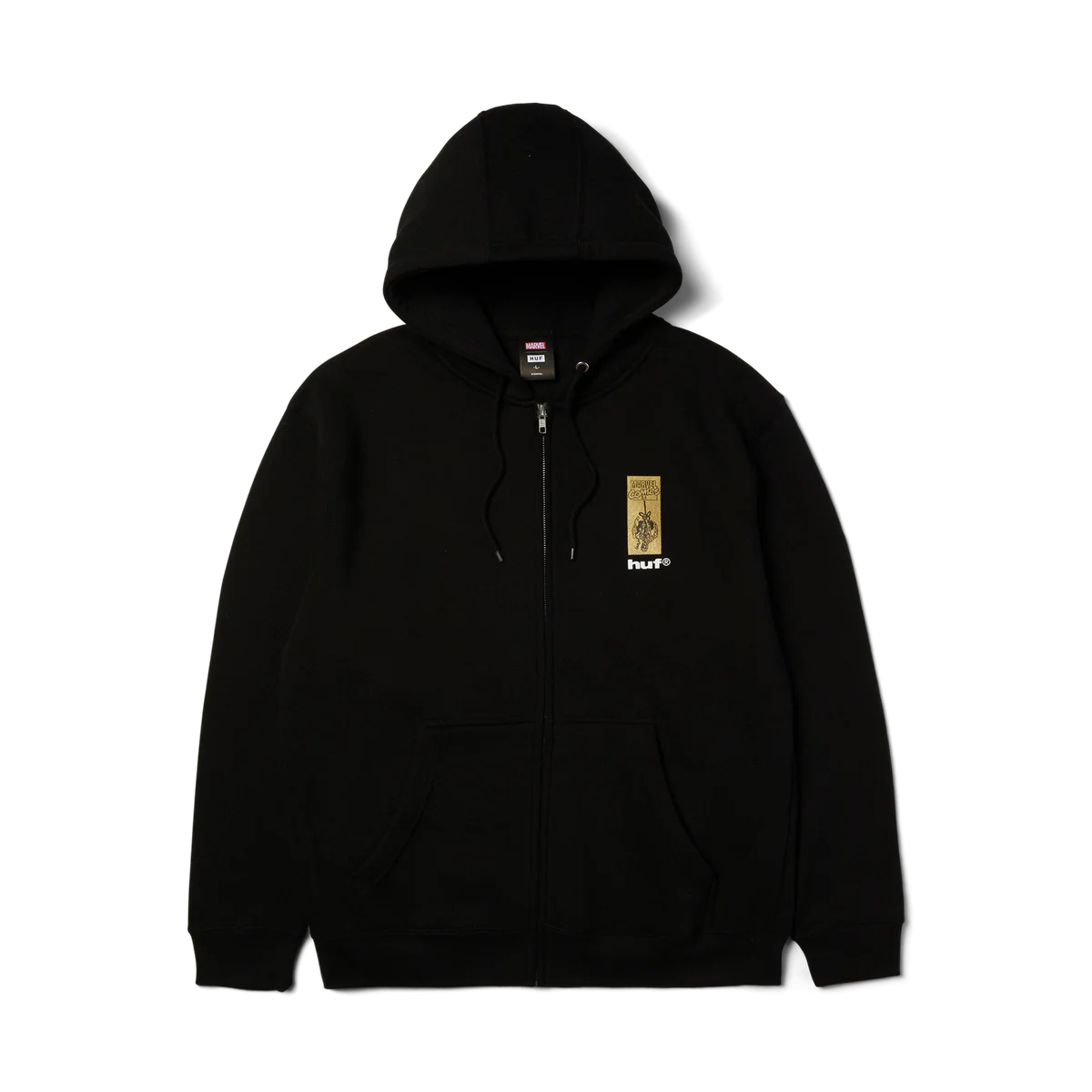 Spider-Man X Huf Arachknight Black Zip up Hoodie
