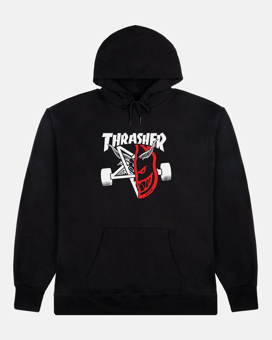 Thrasher “Thrash & Burn” “Black” Hoodie