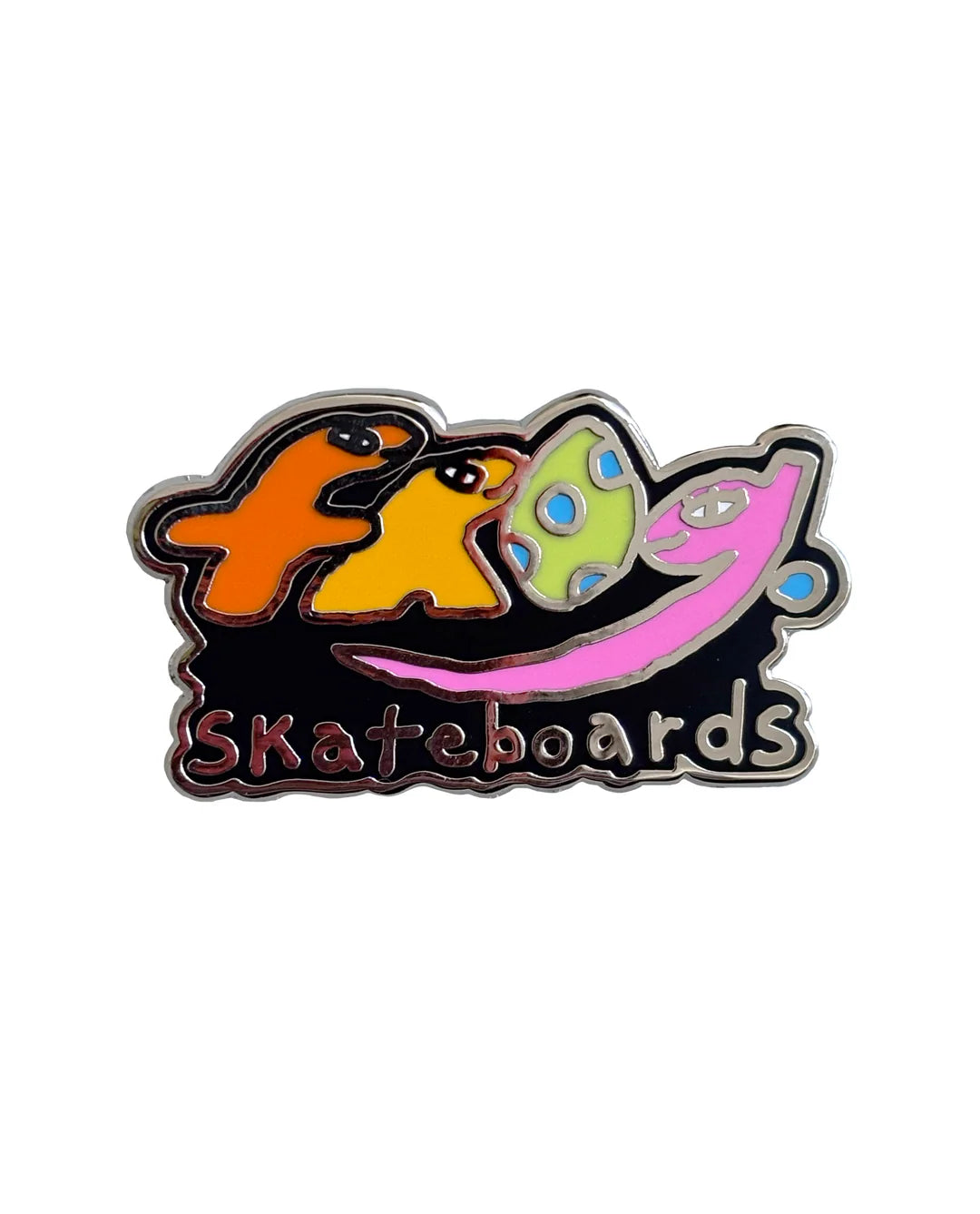 Frog “Dino Logo” Pin