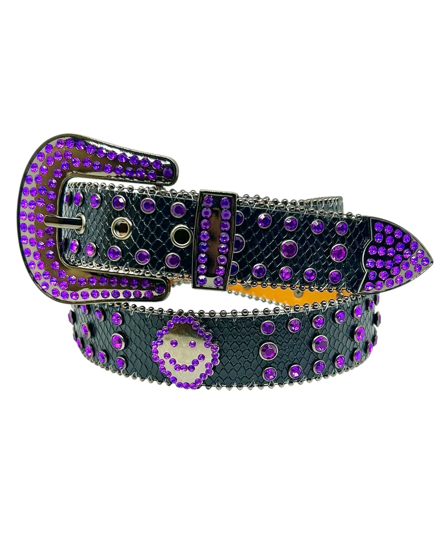 Loosey “Smile Rhinestone” Belt