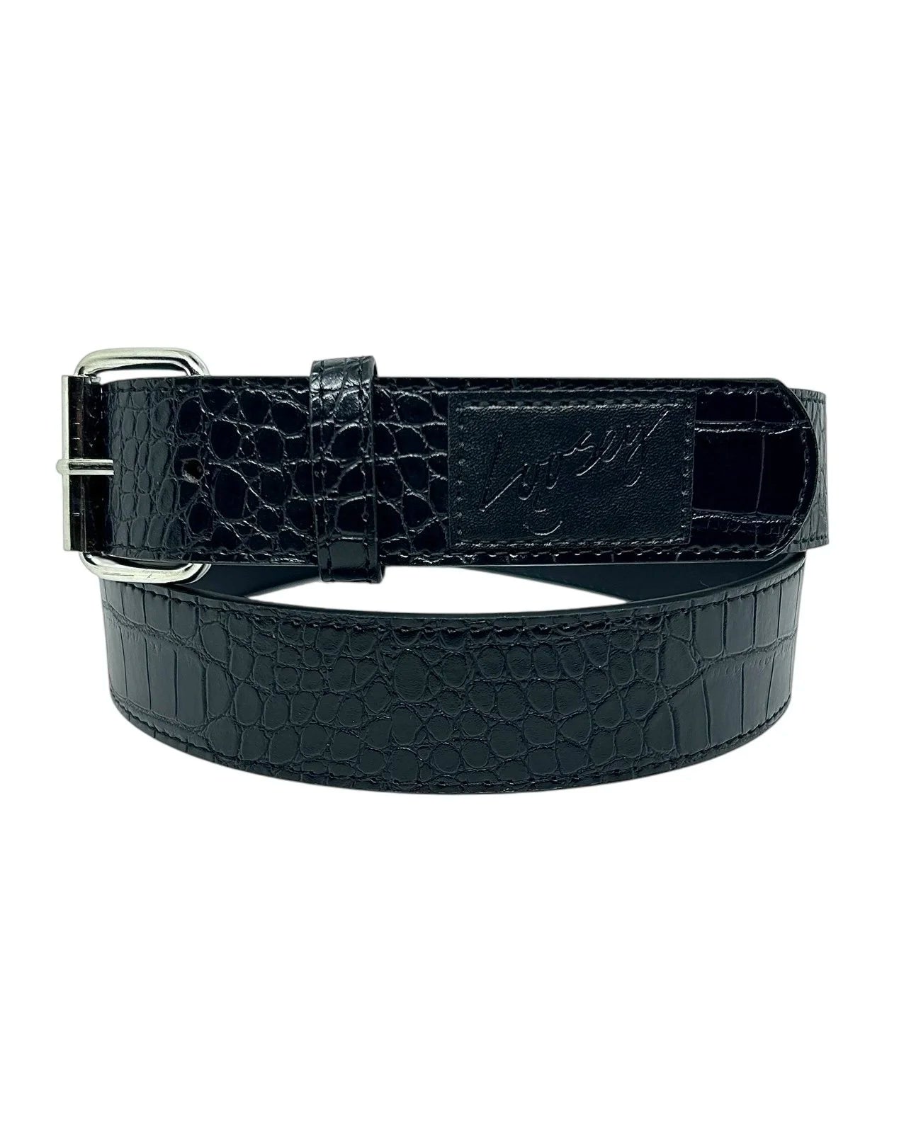 Loosey “Black Croc Skin” Belt