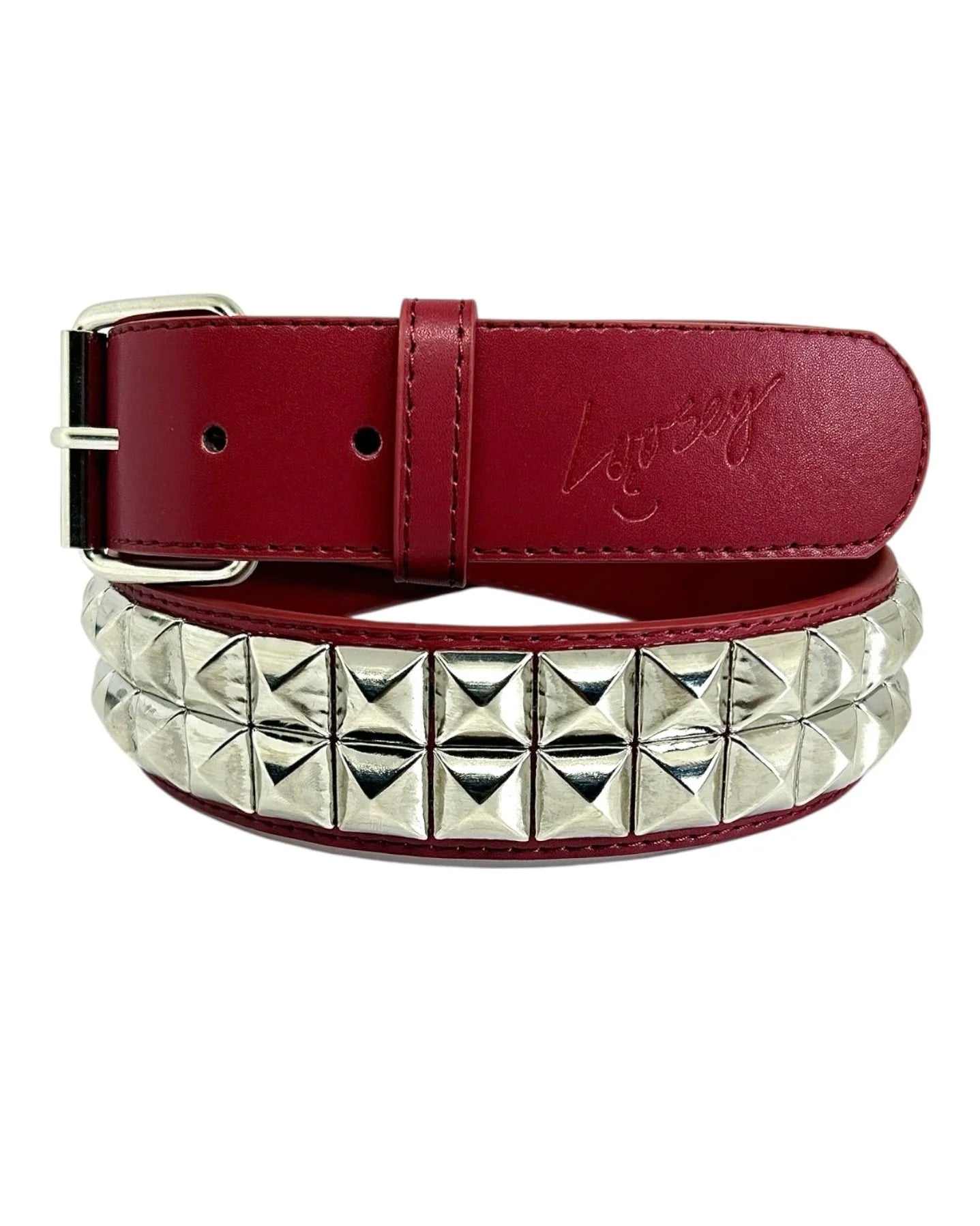 Loosey “Stud Finder Maroon” Belt