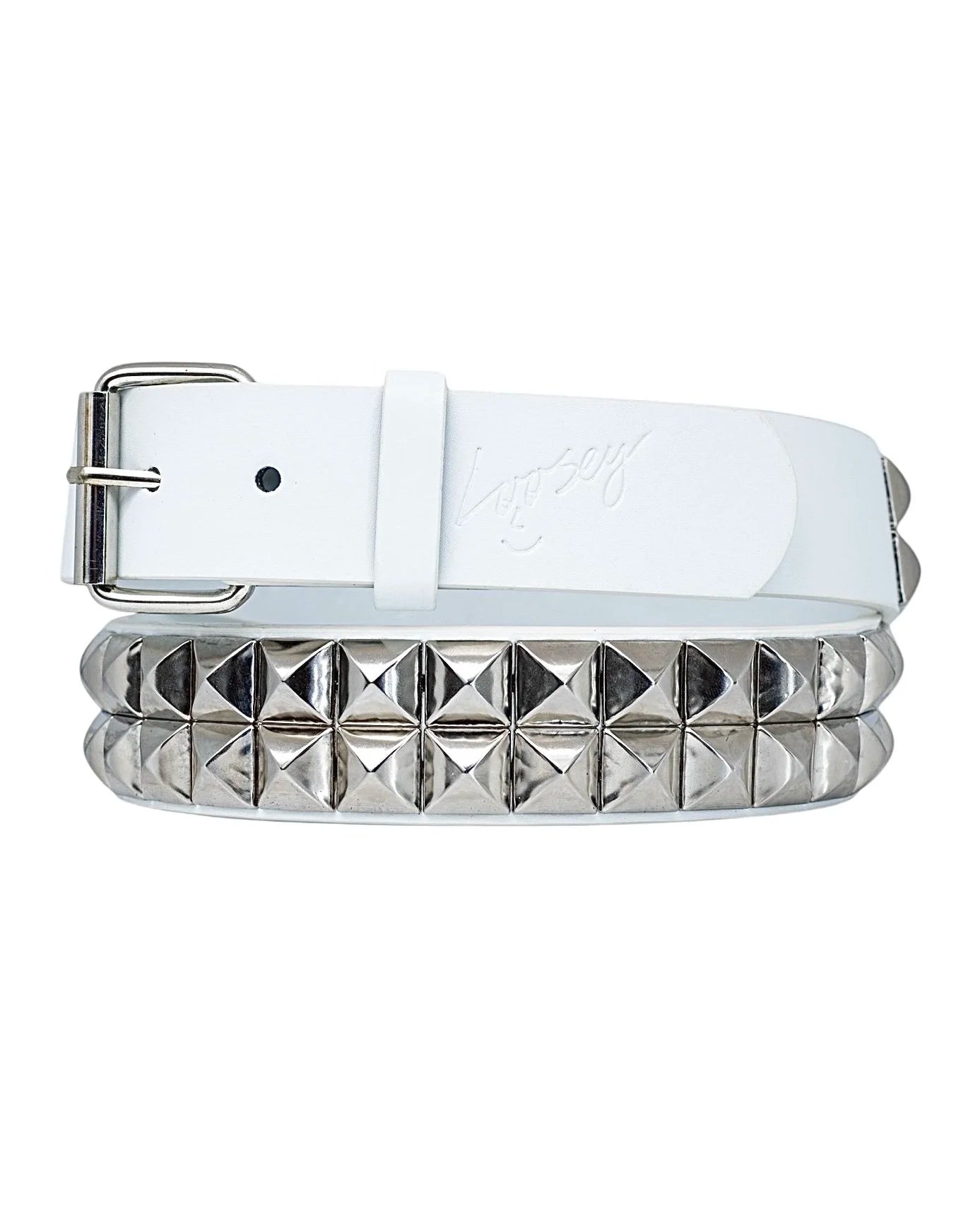 Loosey “Stud Finder White” Belt