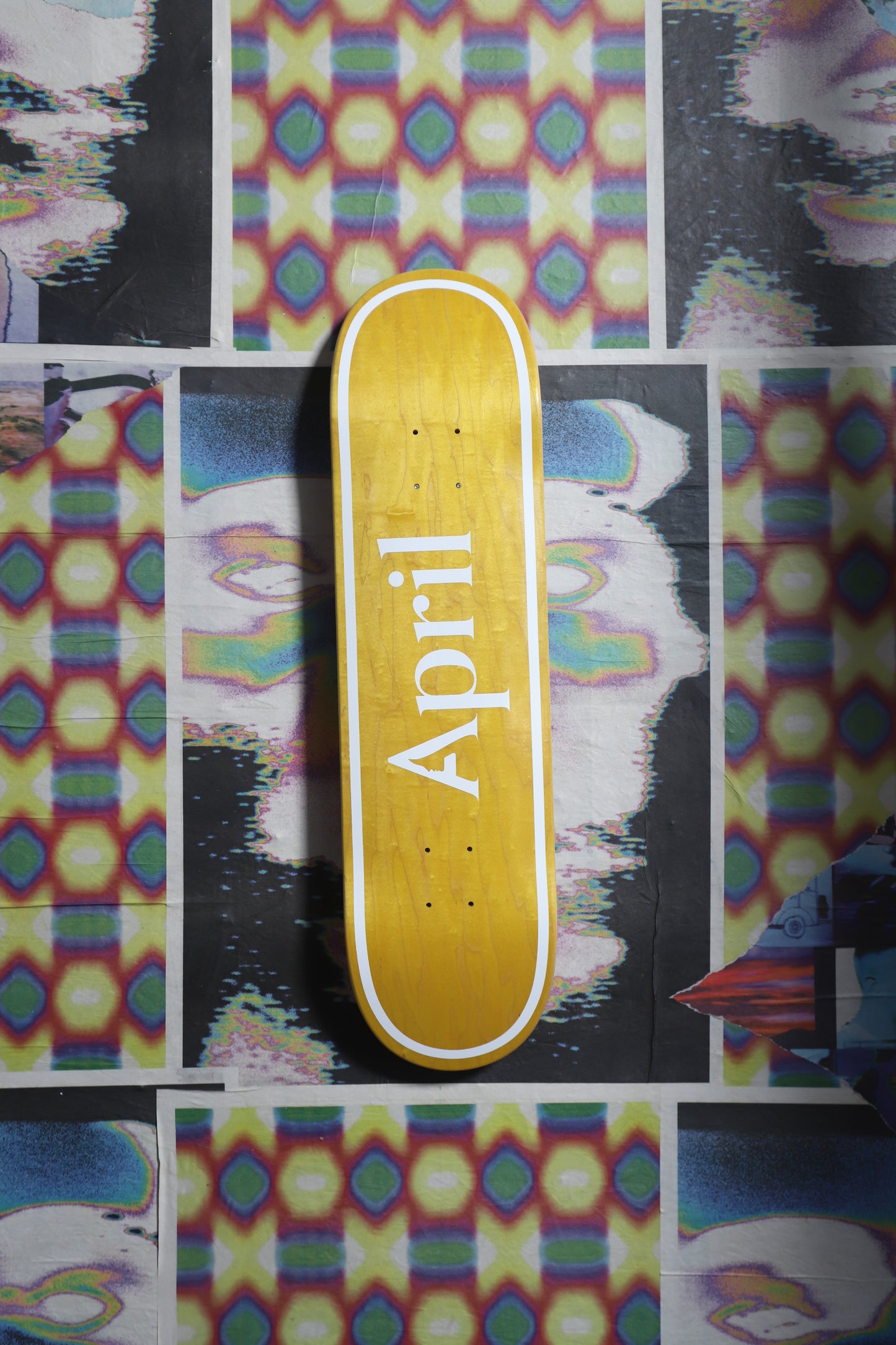 April Logo “Yellow” Deck 8.25