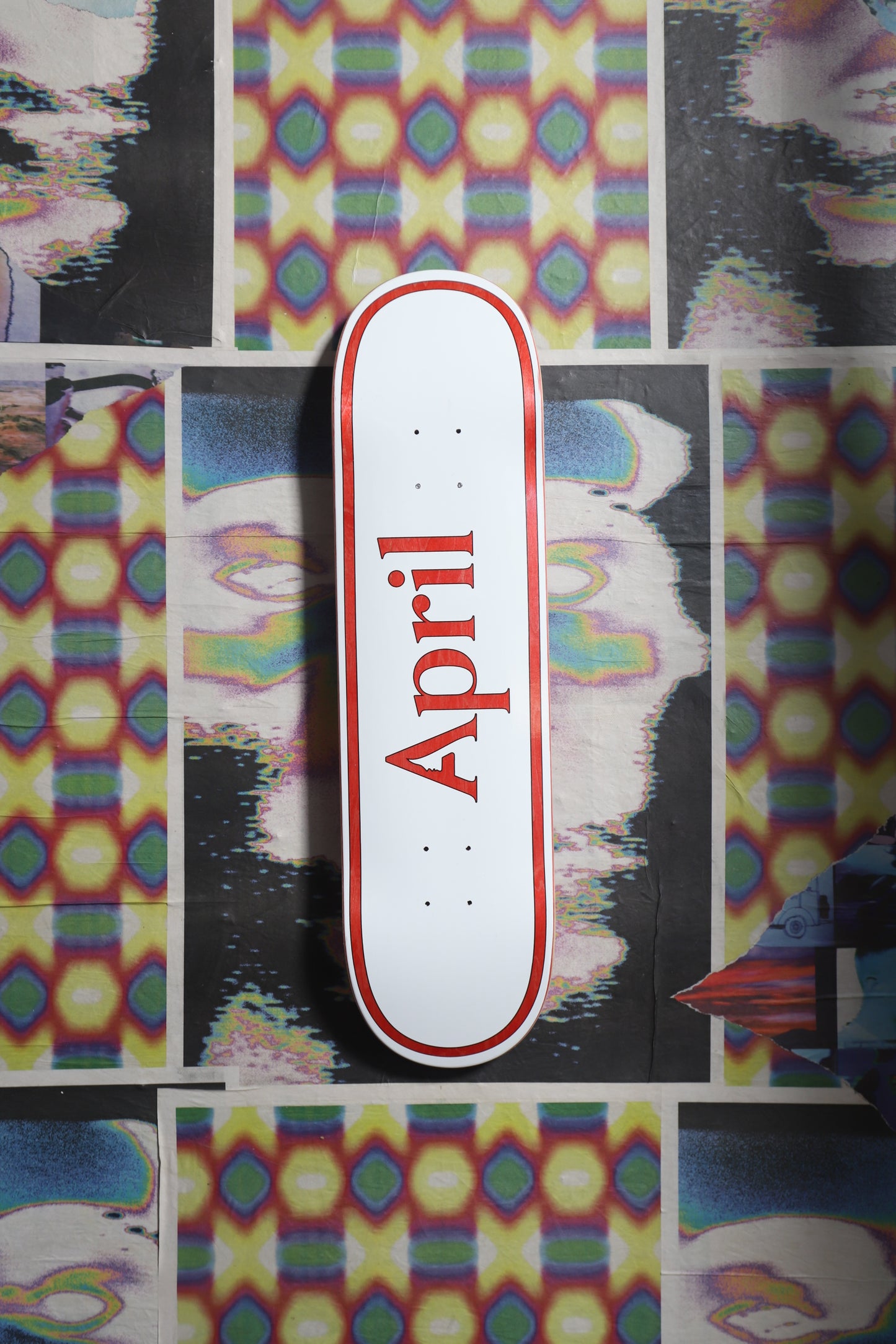 Aprils Logo “White” Deck 8.25