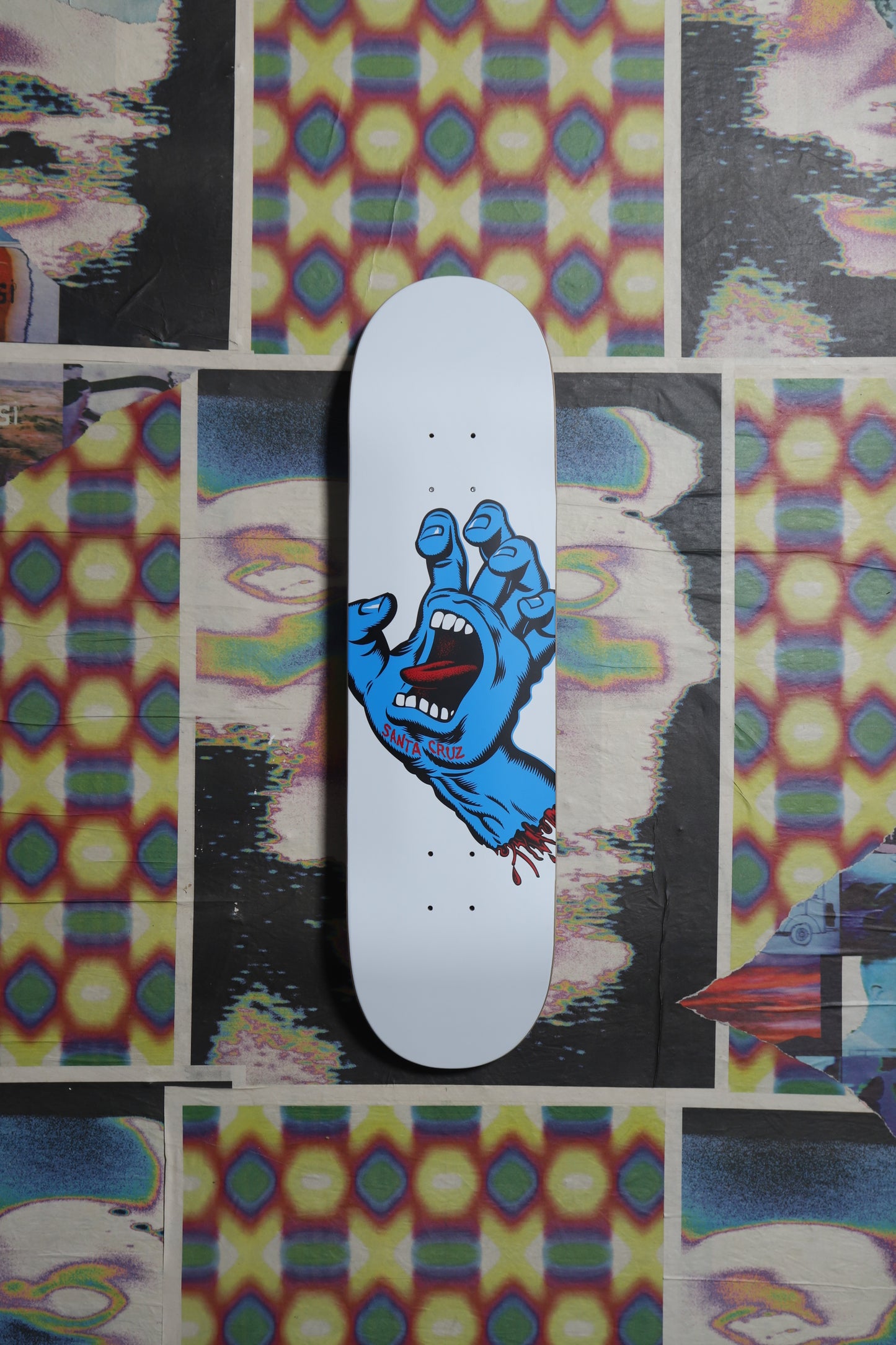 Santa Cruz Screaming Hand “White” Deck 8.25