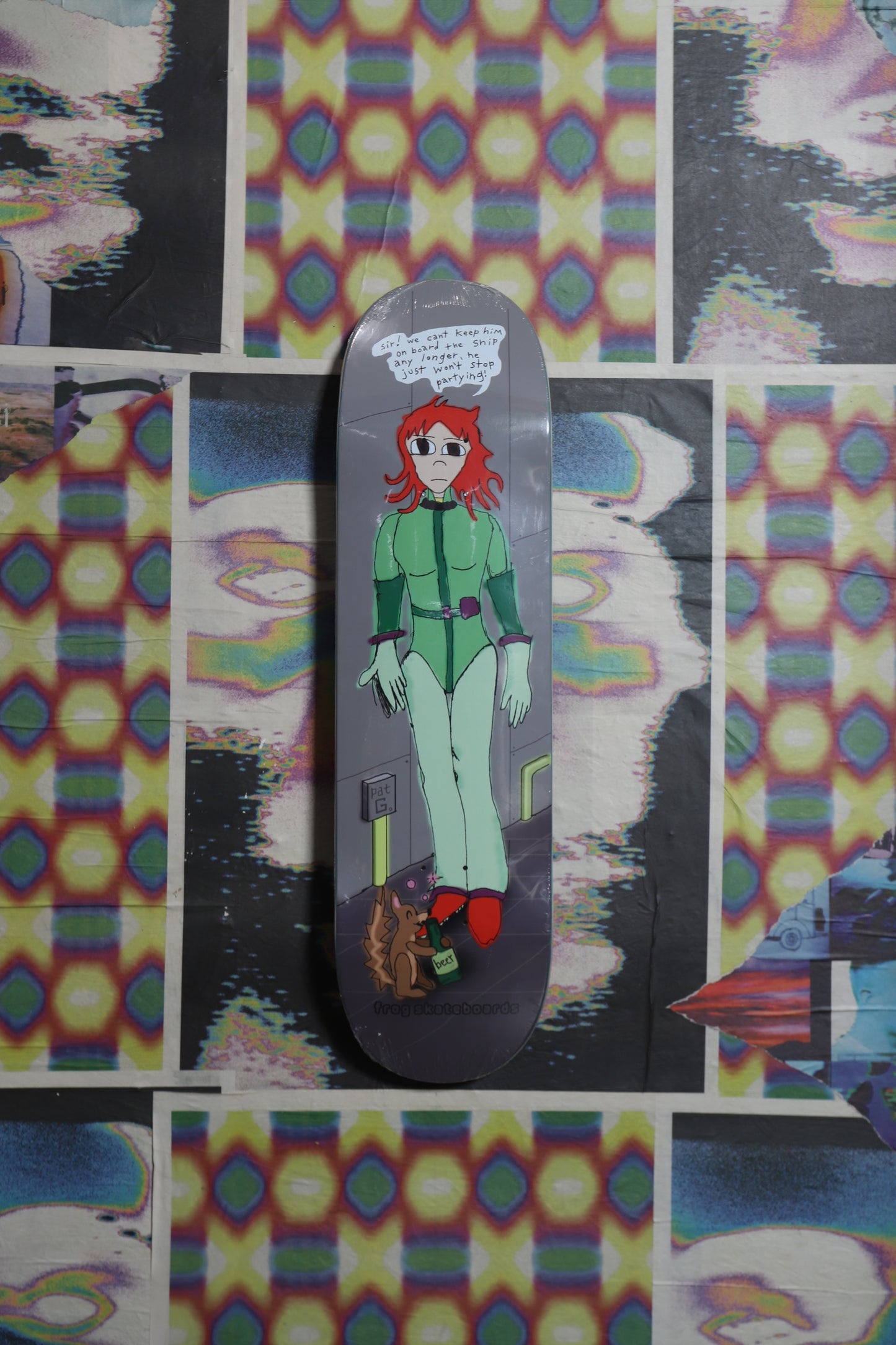 Frog Party Squirrel “Pat G” Deck 8.5