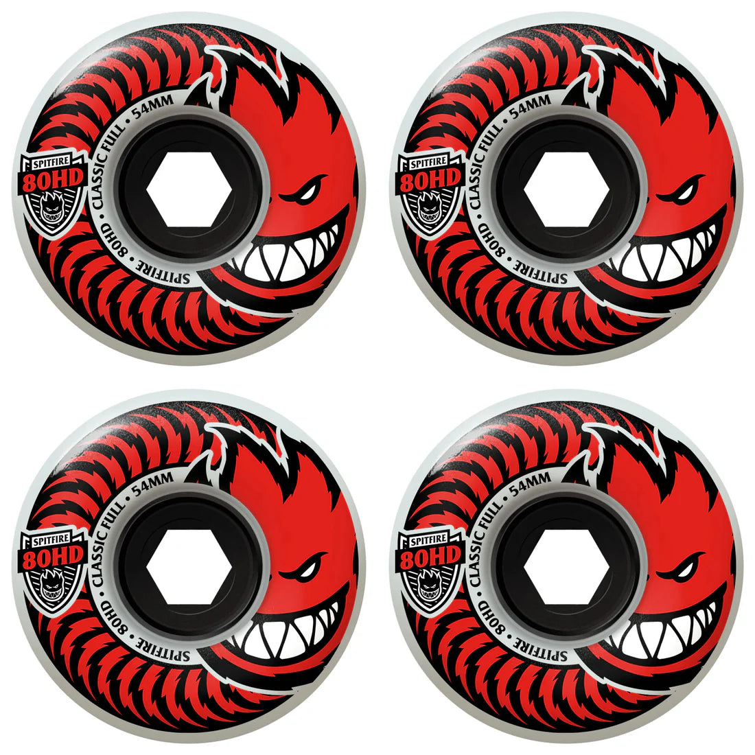 Spitfire 80HD “Red”Classic Full Cruiser Wheel 