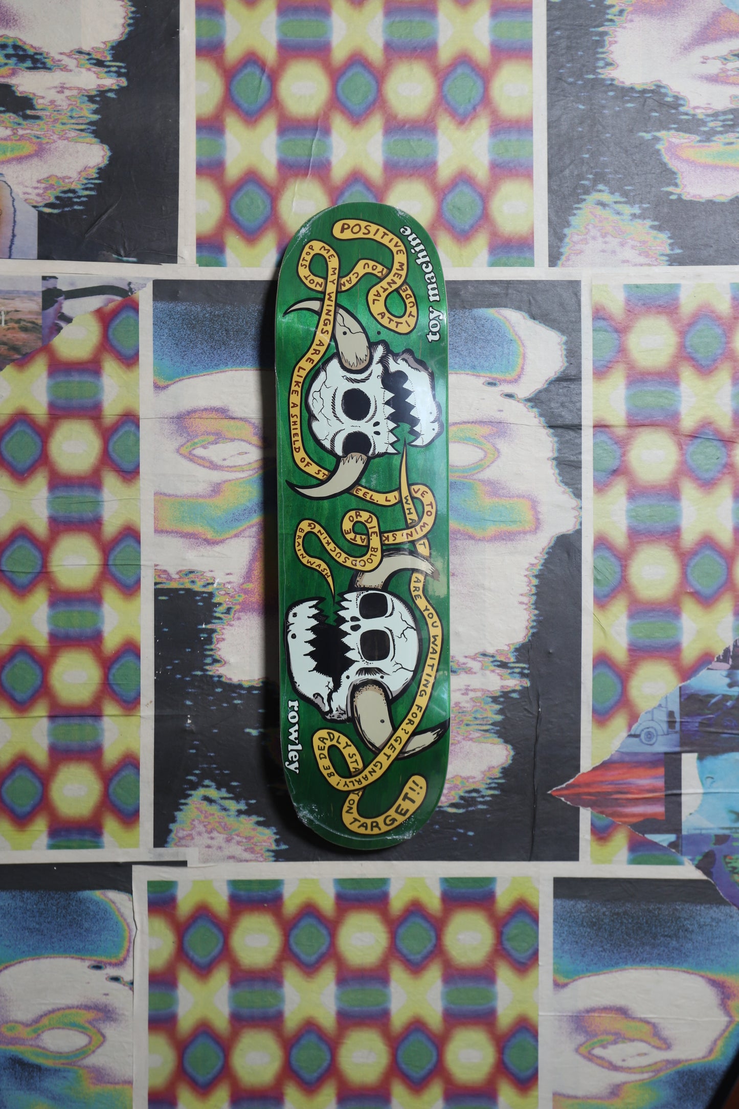 Toy Machine “Skulls” Deck 8.25 (Green)
