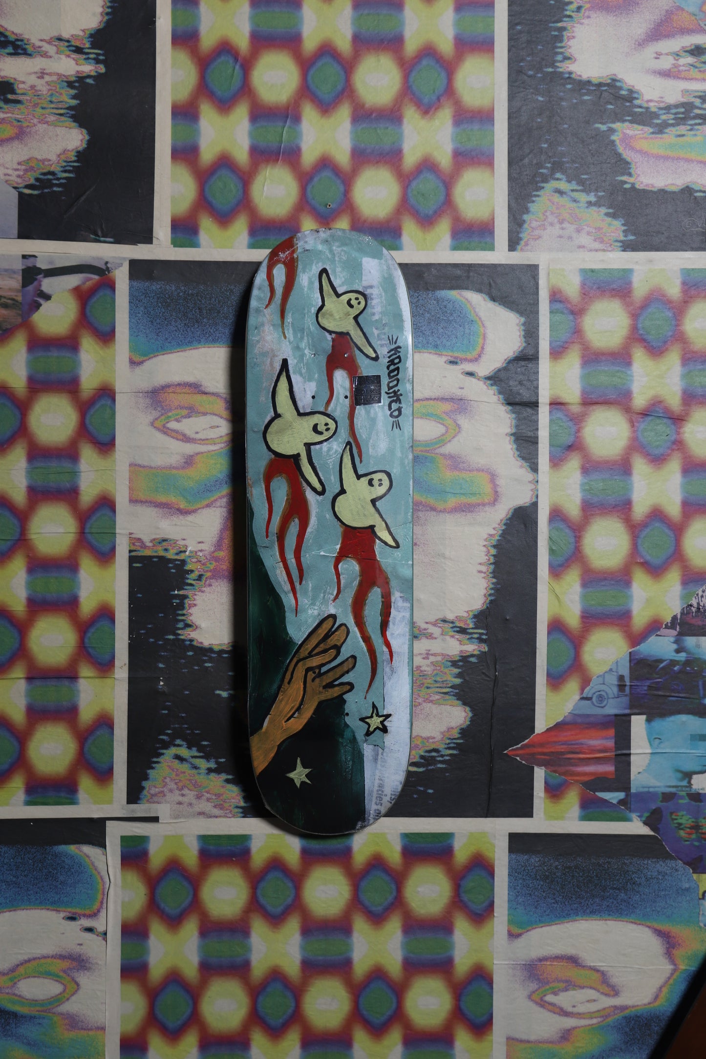 Krooked “Firebirds” Deck 8.5