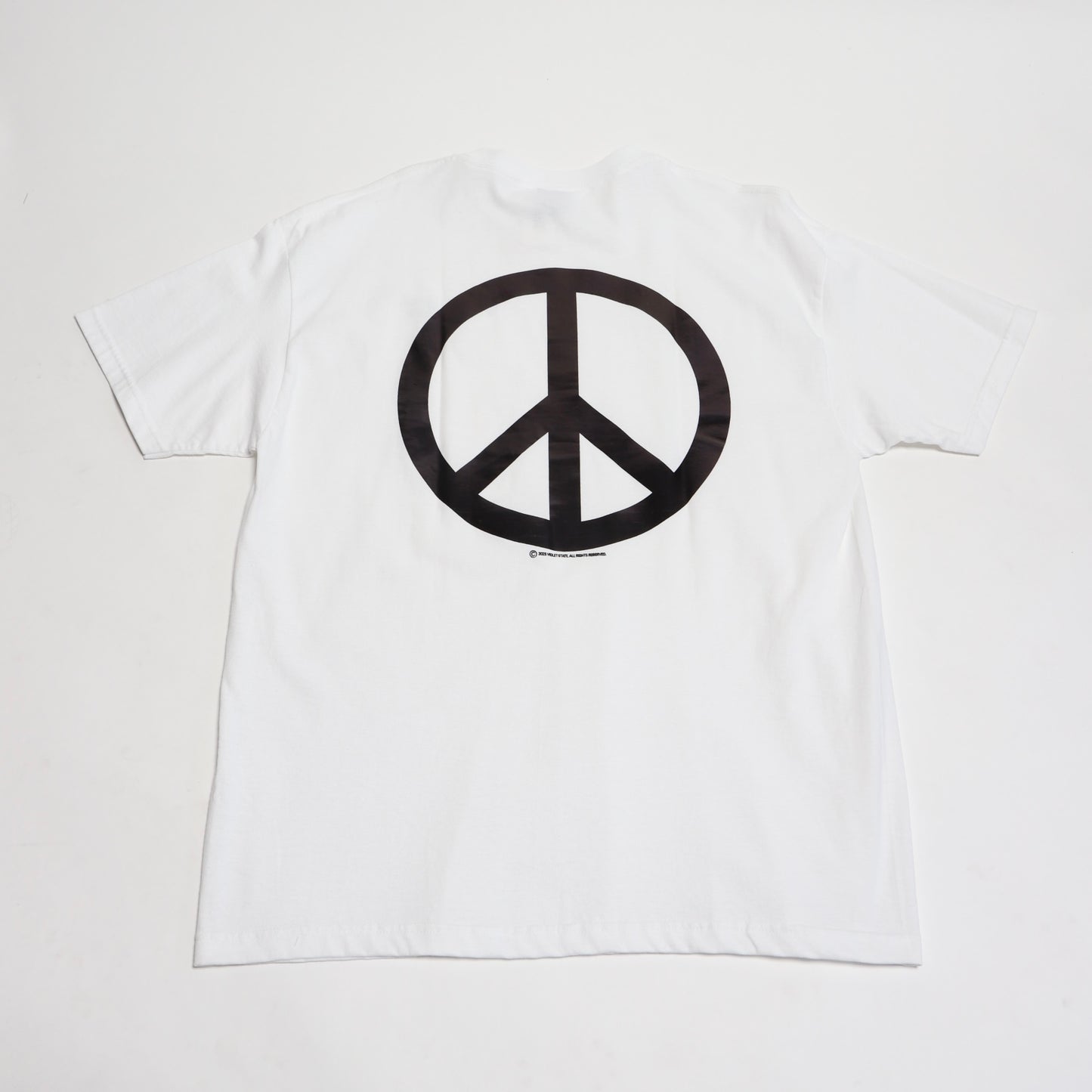 Violet “Peace” Shirt (White)