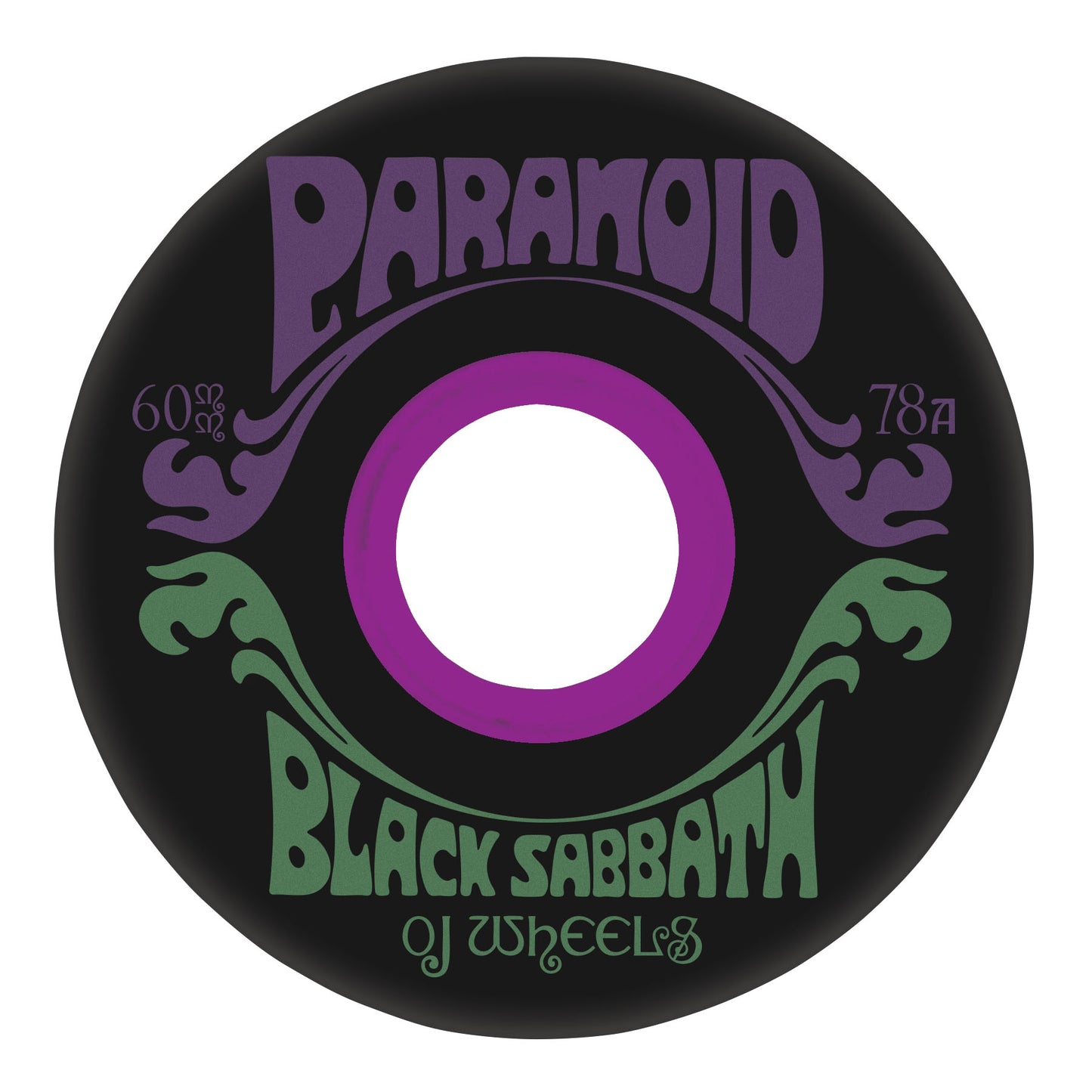 OJ 78a "Black Sabbath'" Paranoid  60mm Super Juice Wheels