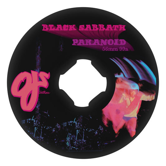 OJ 99a "Black Sabbath'" Paranoid 56mm Chubbies Wheels