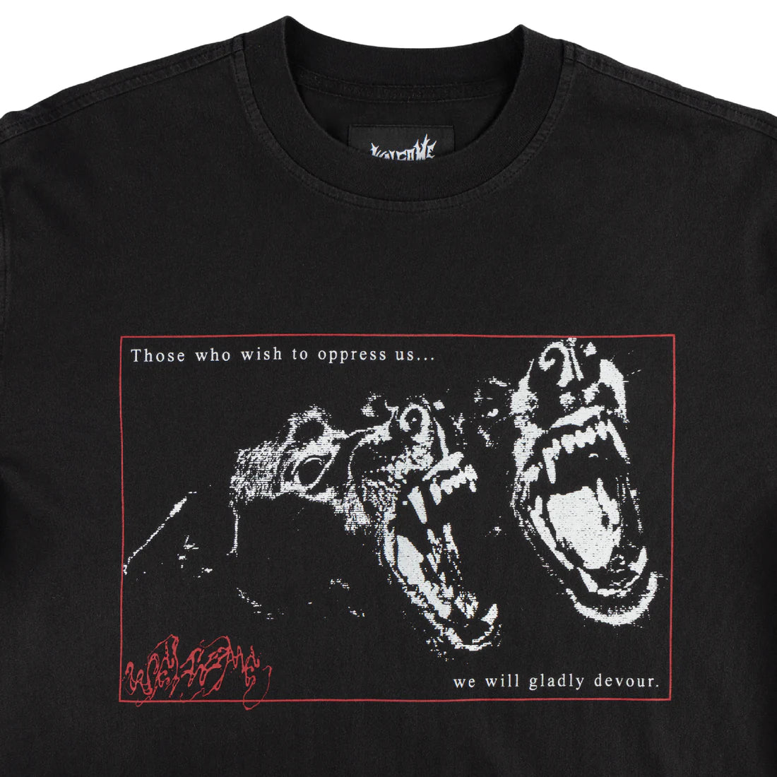 Welcome “Snarl” Layered Shirt (Black)