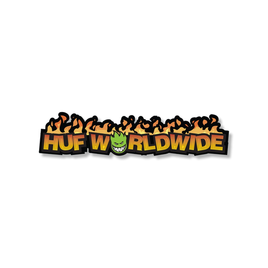 Huf X Spitfire “In Flames” Sticker