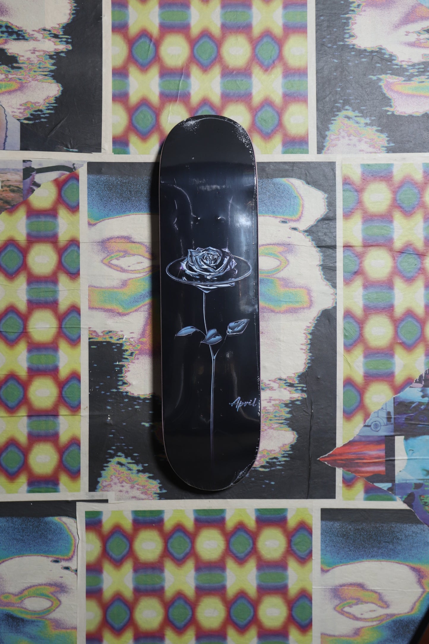 April “Chrome Rose” Deck 8.25 (Black)