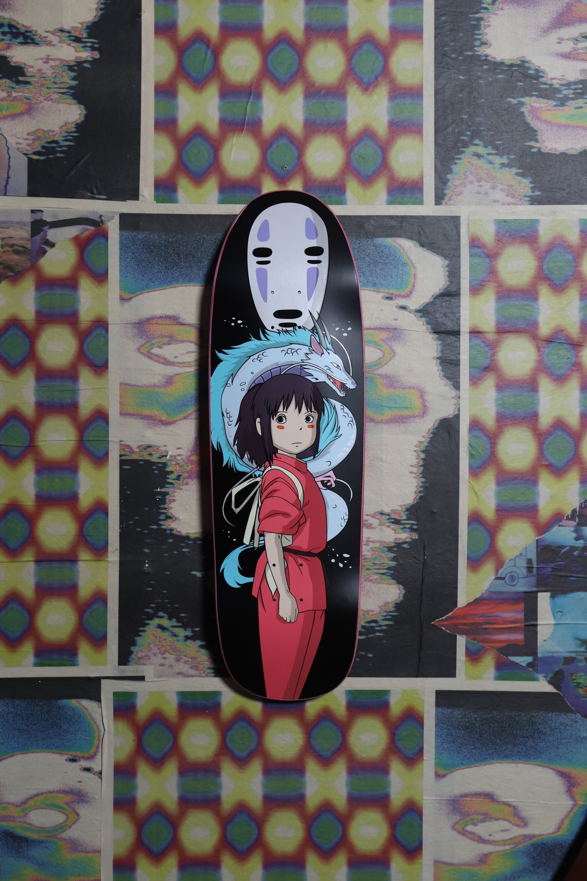 JK Industrys “Spirited Away” Shaped Deck 9.5 (Hook-Ups)