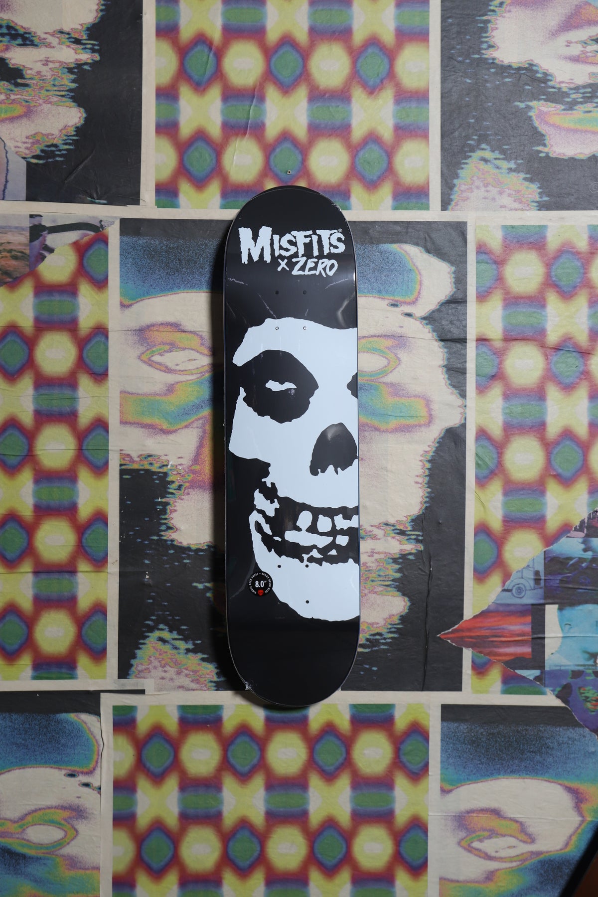 Zero X Misfits “Half Skull”  Deck 8.0