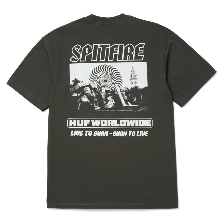 Huf X Spitfire “Burn” Shirt