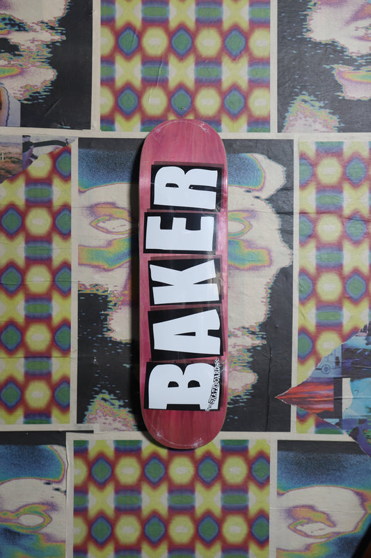 Baker “Logo Veneers” (Pink) Deck 8.5