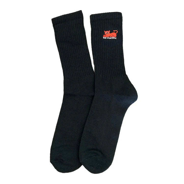 Toy Machine “Devil Cat” Socks (Black)