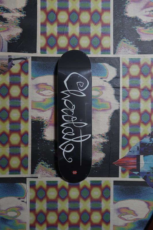 Chocolate “Script” (Black) Deck 8.0