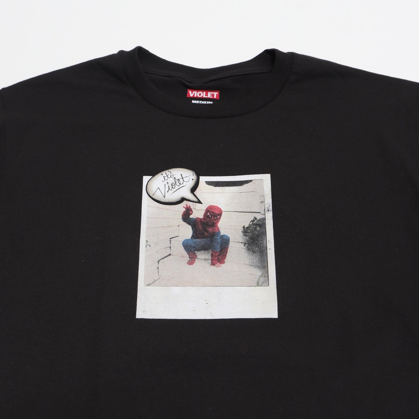 Violet “Spider-Man” Shirt (Black)