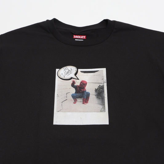 Violet “Spider-Man” Shirt (Black)
