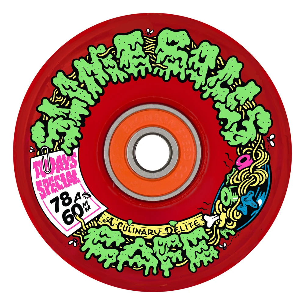 Slime Balls 78a “Light Ups” (Rose/Cafe) 60mm Wheels
