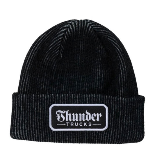 Thunder “Script” Beanie (Black/Grey)