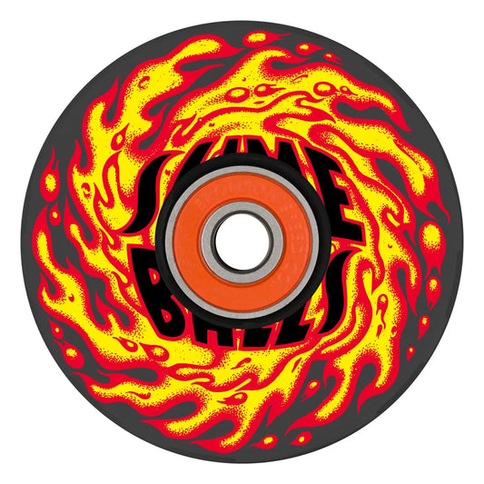 Slime Balls 78a “Light Ups” (Black/Fire) 66mm Wheels