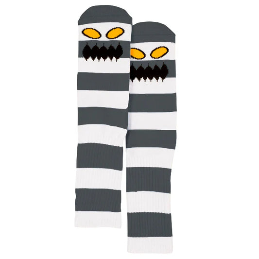 Toy Machine “Monster Big Stripe” Sock (Grey)